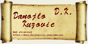 Danojlo Kuzović vizit kartica